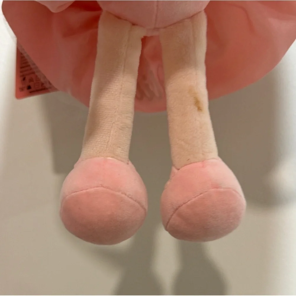 Personalized Olivia backpack ballet ballerina doll plush curly soft toy girl